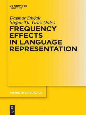 cover image of Frequency Effects in Language Representation
